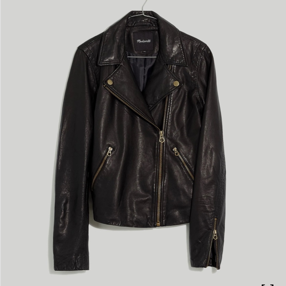 Madewell Black Leather Jacket
